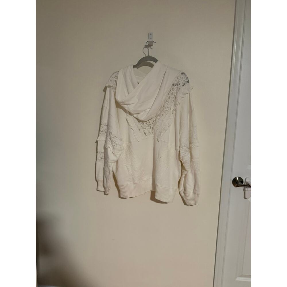 Free People Studio Tunic Lace Hoodie, NWT, Size M - Picture 6 of 6